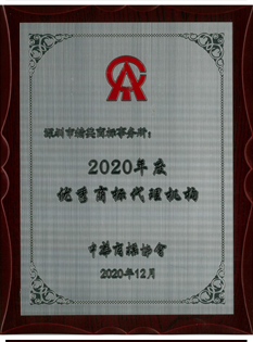 2020年，-精英商標所被中華商標協(xié)會評為“2020年度優(yōu)秀商標代理機構(gòu)”；.png